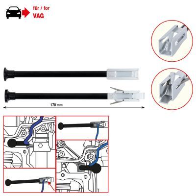 Sculă demontare, conector tată KS TOOLS 150.2495