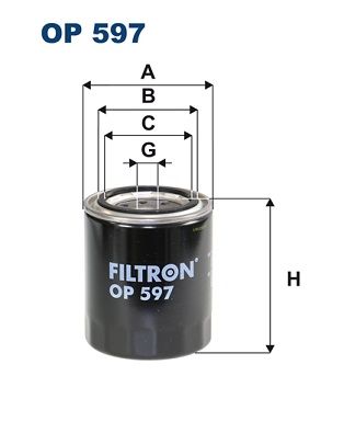 FILTRON olajszűrő OP 597