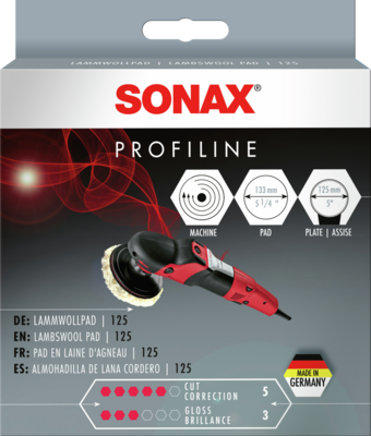 Disc/pad, polizor SONAX Lambswool Pad 125 04931410