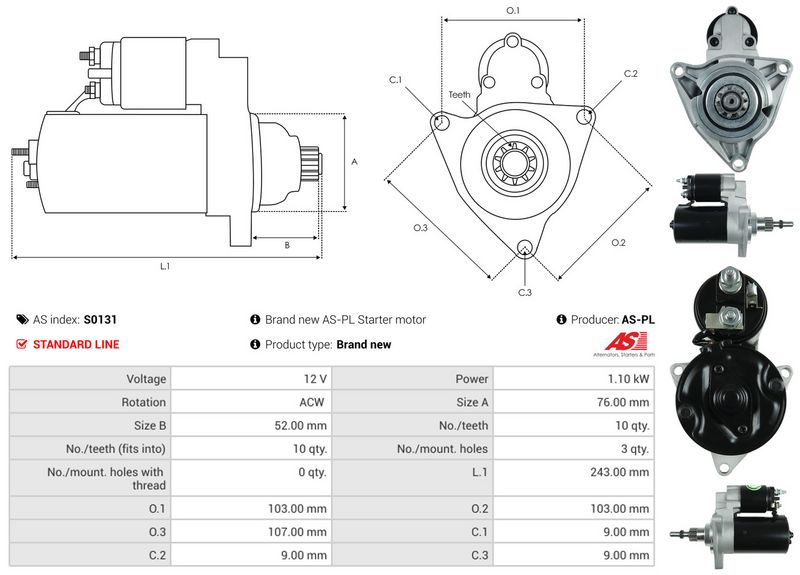 AS-PL S0131 Starter