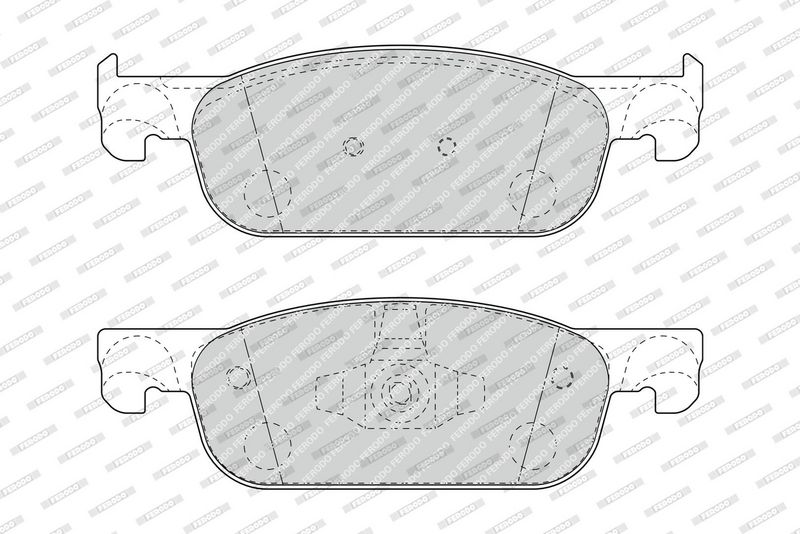 FERODO Plaquettes de frein à disque FDB4907