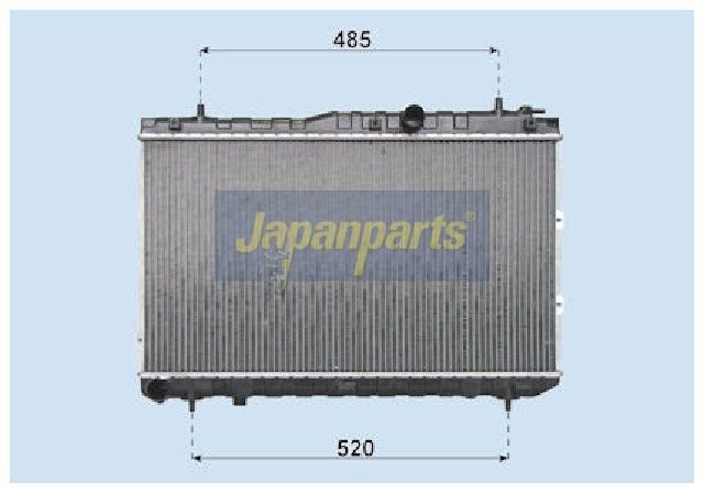 JAPANPARTS Radiatorius, variklio aušinimas