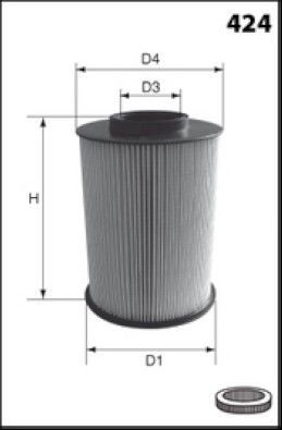 MISFAT Filtre à air R292