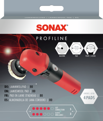 Disc/pad, polizor SONAX Lambswool Pad 80 04941410