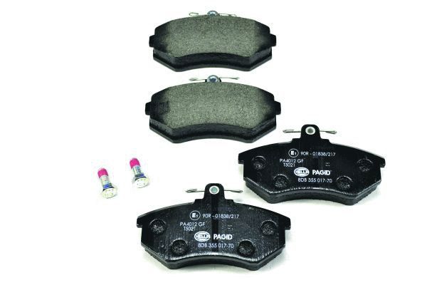 HELLA PAGID 8DB 355 017-701 Brake Pad Set, disc brake