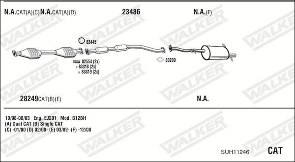 Sistema de gases de escape