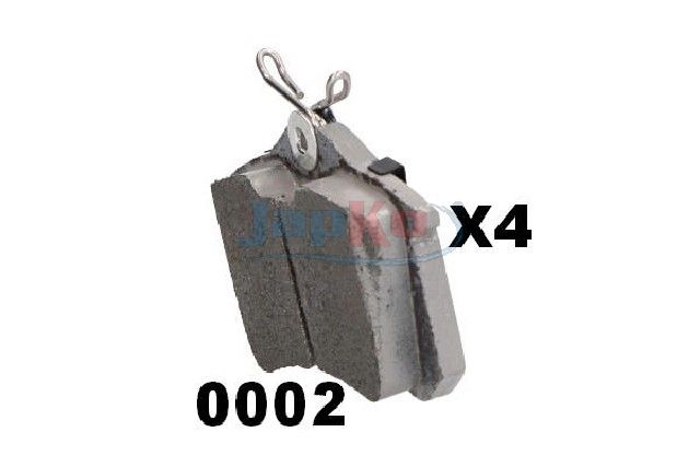 Piduriklotsi komplekt, ketaspidur, JAPKO 510002