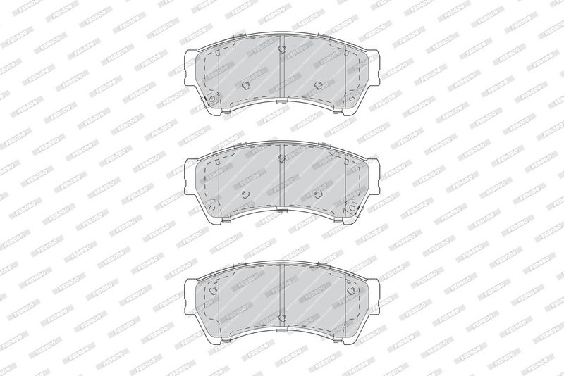 Set placute frana,frana disc FDB4062 FERODO
