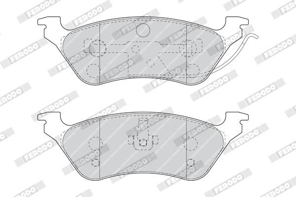 FERODO FDB1475 Brake Pad Set, disc brake