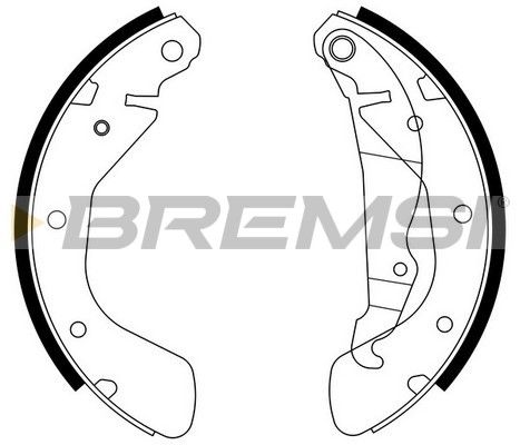 Гальмівні колодки зад. Opel Astra F 91-98/Corsa 82- (GM)