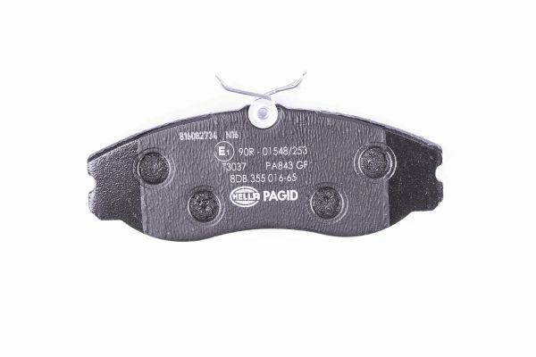 HELLA 8DB 355 016-651 Brake Pad Set, disc brake