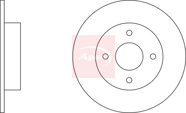 APEC Brake Disc DSK2162