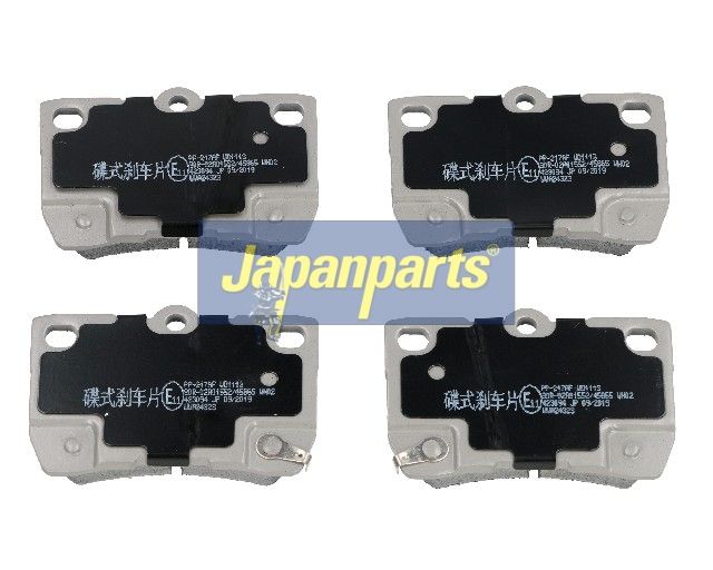 set placute frana,frana disc JAPANPARTS PP-217AF