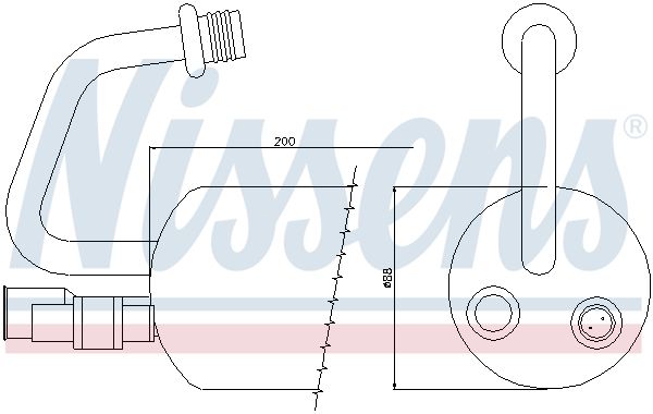 NISSENS 95211 Dryer, air conditioning