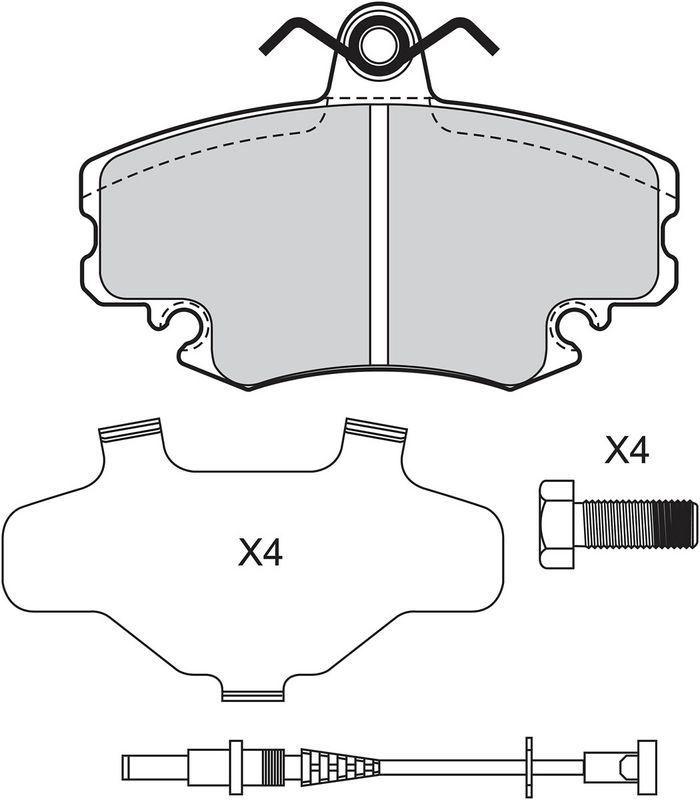 Juego de pastillas de freno