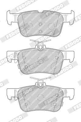 FERODO FDB4798 Brake Pad Set, disc brake