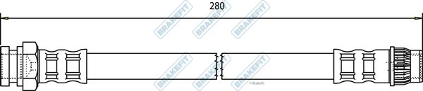 APEC Brake Hose BHO4249