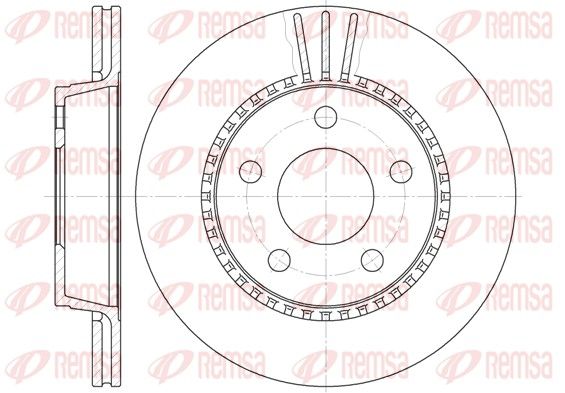 Гальмівний диск, Remsa 6356.10