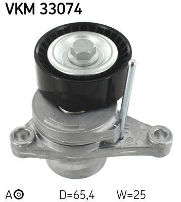 SKF feszítőgörgő, hosszbordás szíj VKM 33074