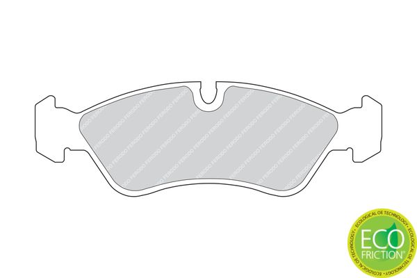 FERODO FDB584 Brake Pad Set, disc brake