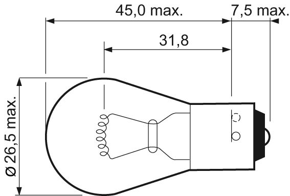 VALEO 032103 Bulb, direction indicator