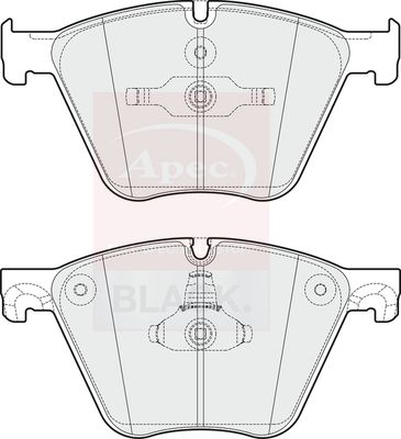 APEC Brake Pad Set, disc brake PAD1744B