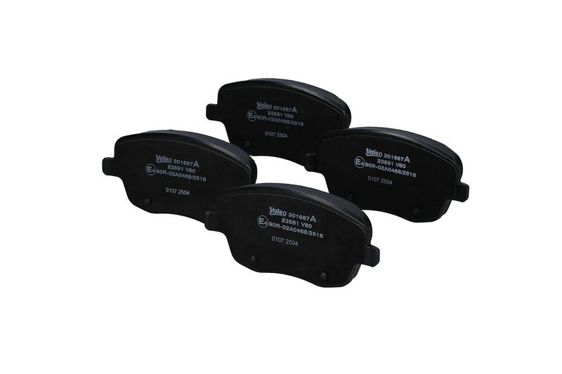 Piduriklotsi komplekt, ketaspidur, VALEO 301667A