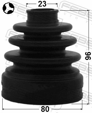 FEBEST 0215-JJ10ET Bellow, drive shaft