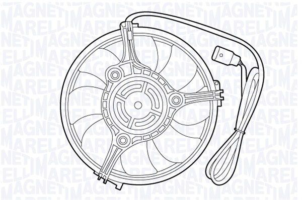 MAGNETI MARELLI ventilátor, motorhűtés 069422529010