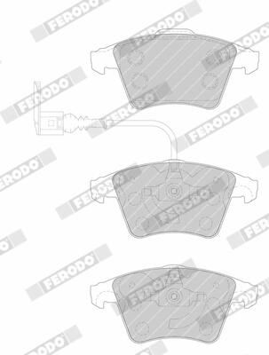 FERODO FVR1642 Brake Pad Set, disc brake