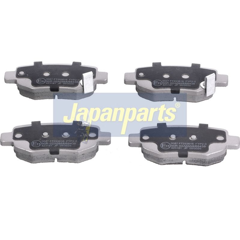 JAPANPARTS Комплект тормозных колодок, дисковый тормоз
