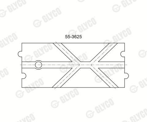 Coussinet+palier,+bielle GLYCO 55-3625