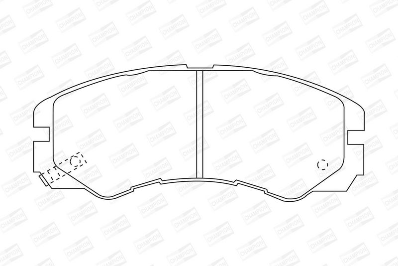 CHAMPION Plaquettes de frein à disque 572348CH