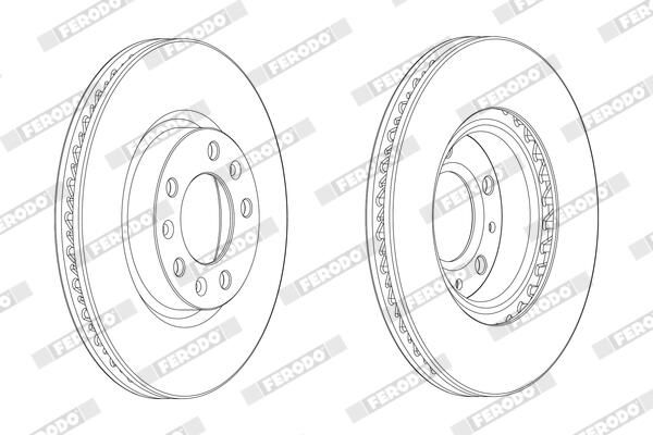 FERODO DDF2405C Brake Disc