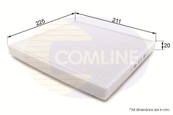 COMLINE Filter, cabin air EKF260