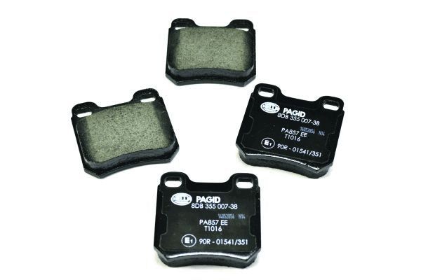 HELLA 8DB 355 007-381 Brake Pad Set, disc brake