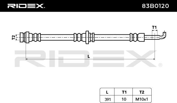 спирачен маркуч RIDEX