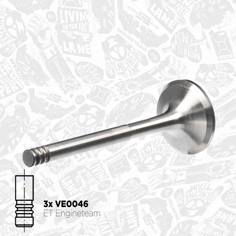 Product Image - Kleppenset, in-/uitlaatklep - VS0004 - ET ENGINETEAM