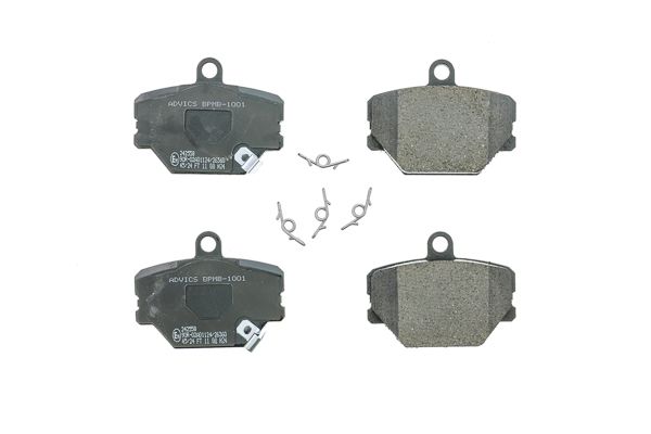 AISIN BPMB-1001 - Stabdžių kaladėlių komplektas