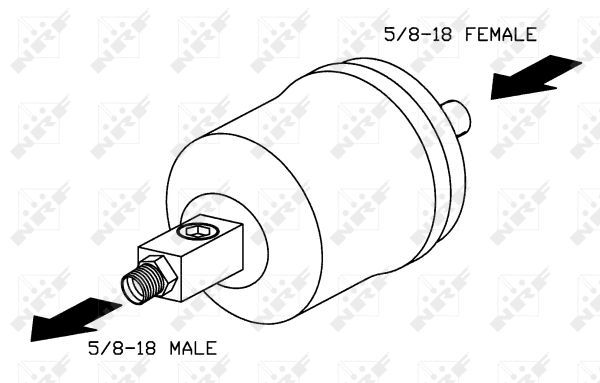 NRF 33209 Dryer, air conditioning