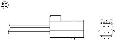 Кисневий датчик, Ngk OZA647D1