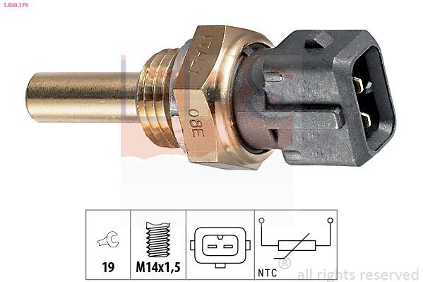 Sensor, temperatura del refrigerante