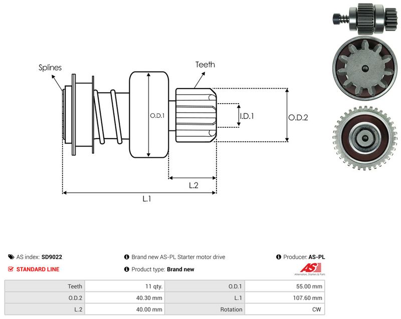 Vabajooks, starter, AS-PL SD9022