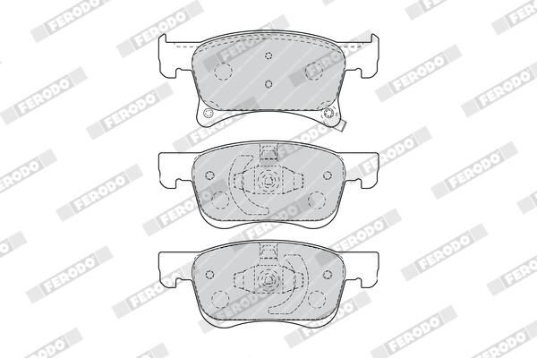 FERODO FDB4841 Brake Pad Set, disc brake