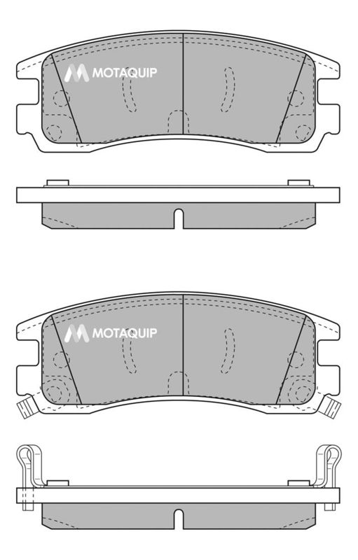MOTAQUIP fékbetétkészlet, tárcsafék LVXL496