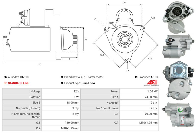 AS-PL S6013 Starter
