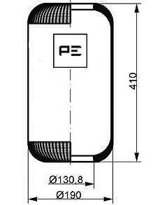 Mech, pneumatické odpružení 084.077-70A