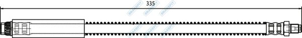 APEC Brake Hose BHO4066