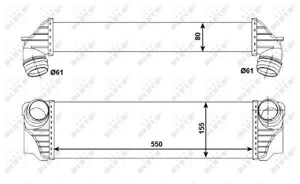 NRF 30523 Charge Air Cooler