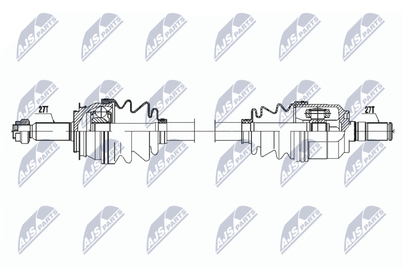 NTY hajtótengely NPW-HY-615